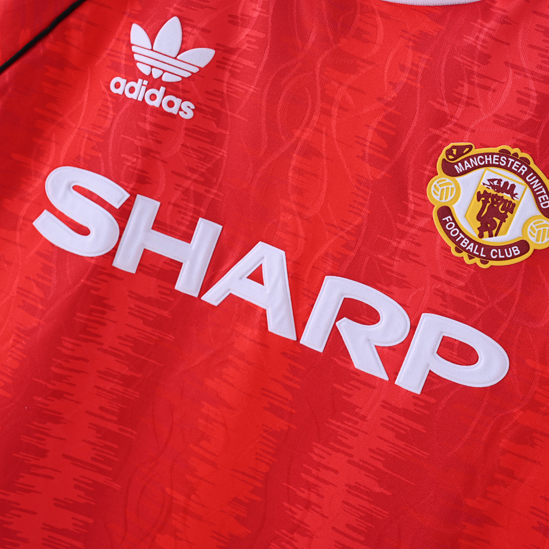1991/1992 Manchester United Local - Imagen 4
