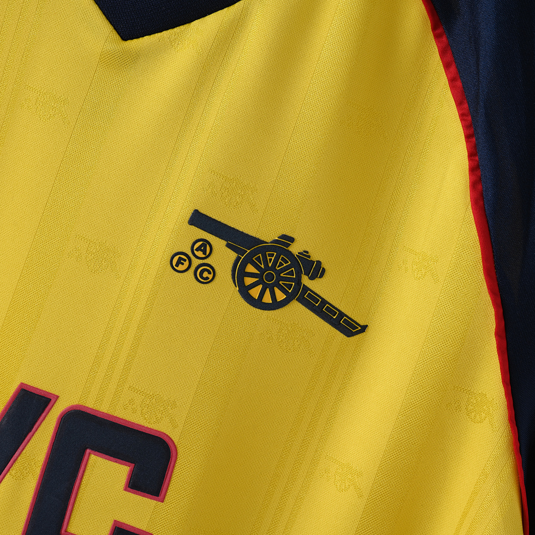 1988/90 Arsenal Visitante - Imagen 5