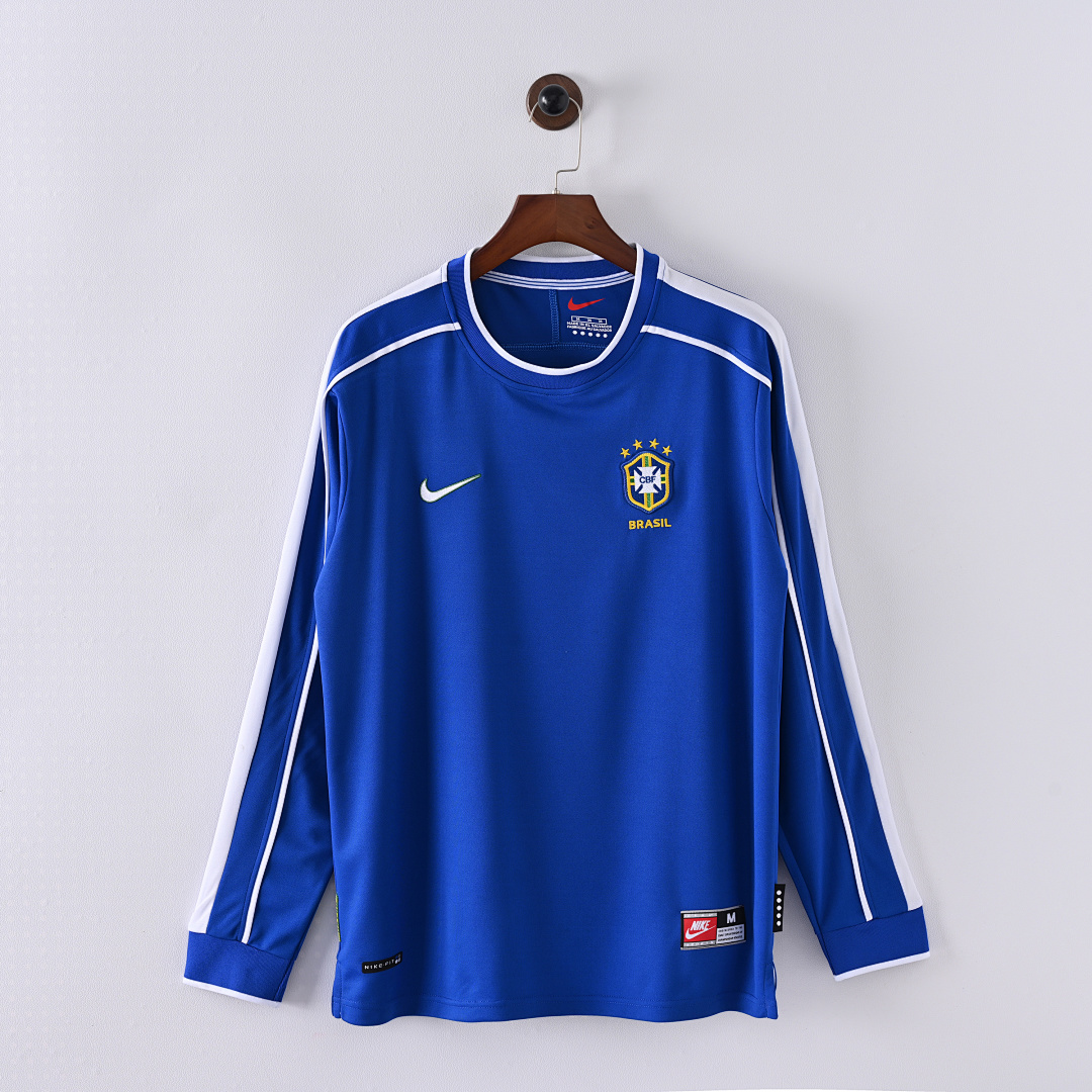 1998 Brasil Visitante Manga Larga