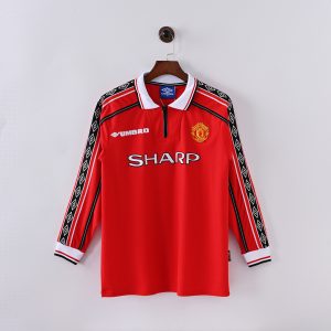 98/99 Manchester United Local Manga Larga