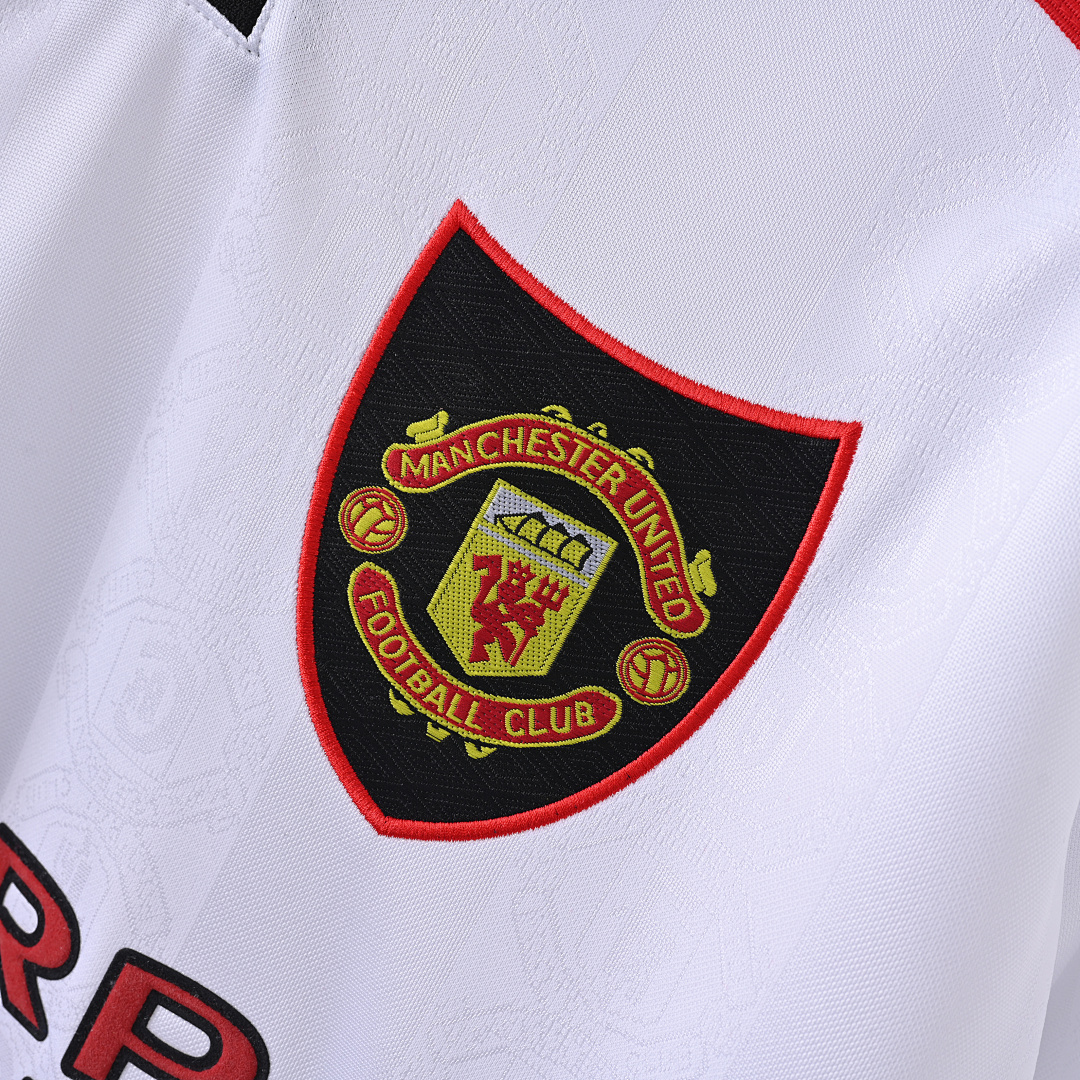 98-99 Manchester United Visitante Manga Larga - Imagen 13