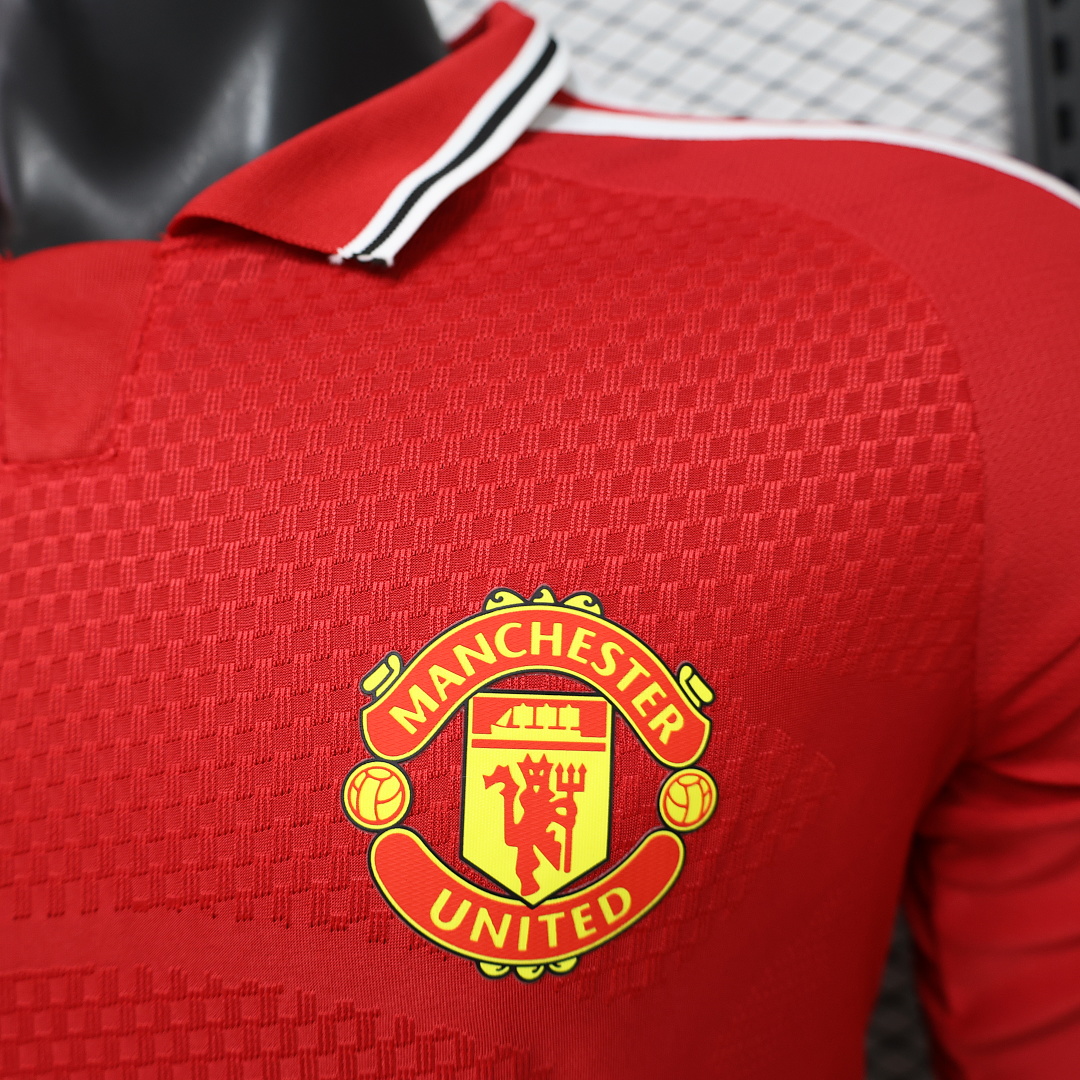 26/27 Manchester United Local Manga Larga - Imagen 9
