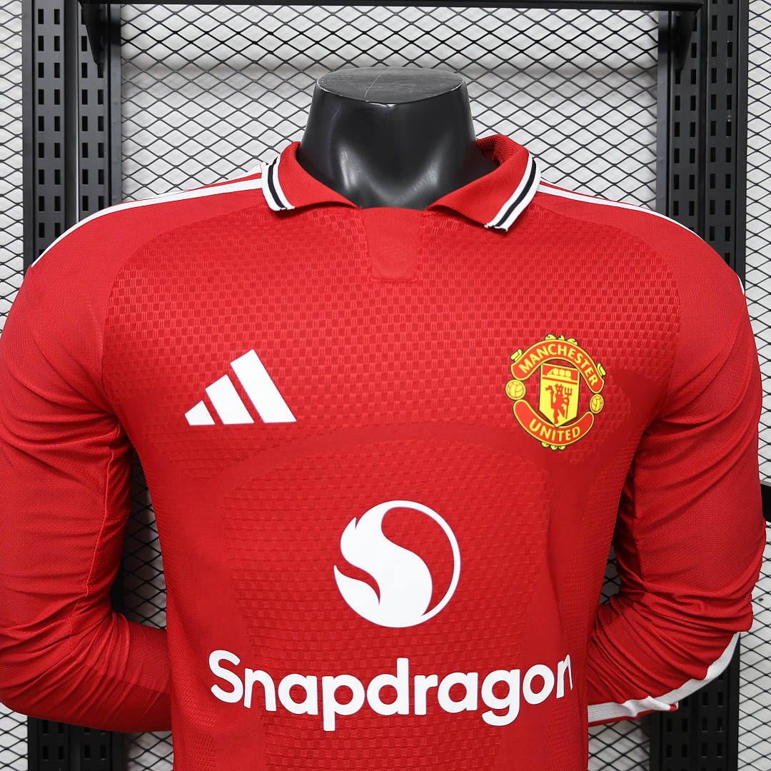 26/27 Manchester United Local Manga Larga - Imagen 10