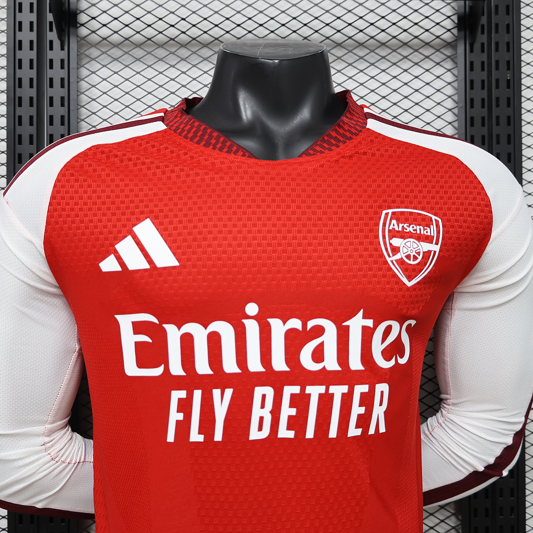 26/27 Arsenal Local Manga Larga - Imagen 9