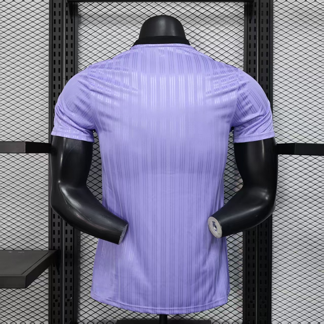 Trifolio jacquard estilo casual violeta - Imagen 4