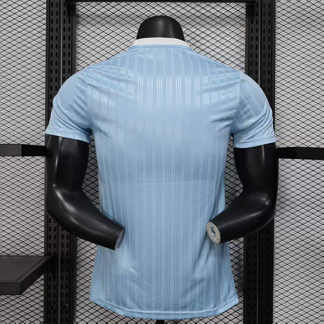 Jacquard Trefoil Estilo Casual Azul - Imagen 2
