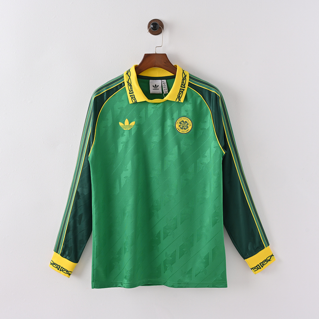24/25 Celtic Manga Larga Retro