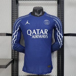 PSG 2ª Equipación Azul Manga Larga