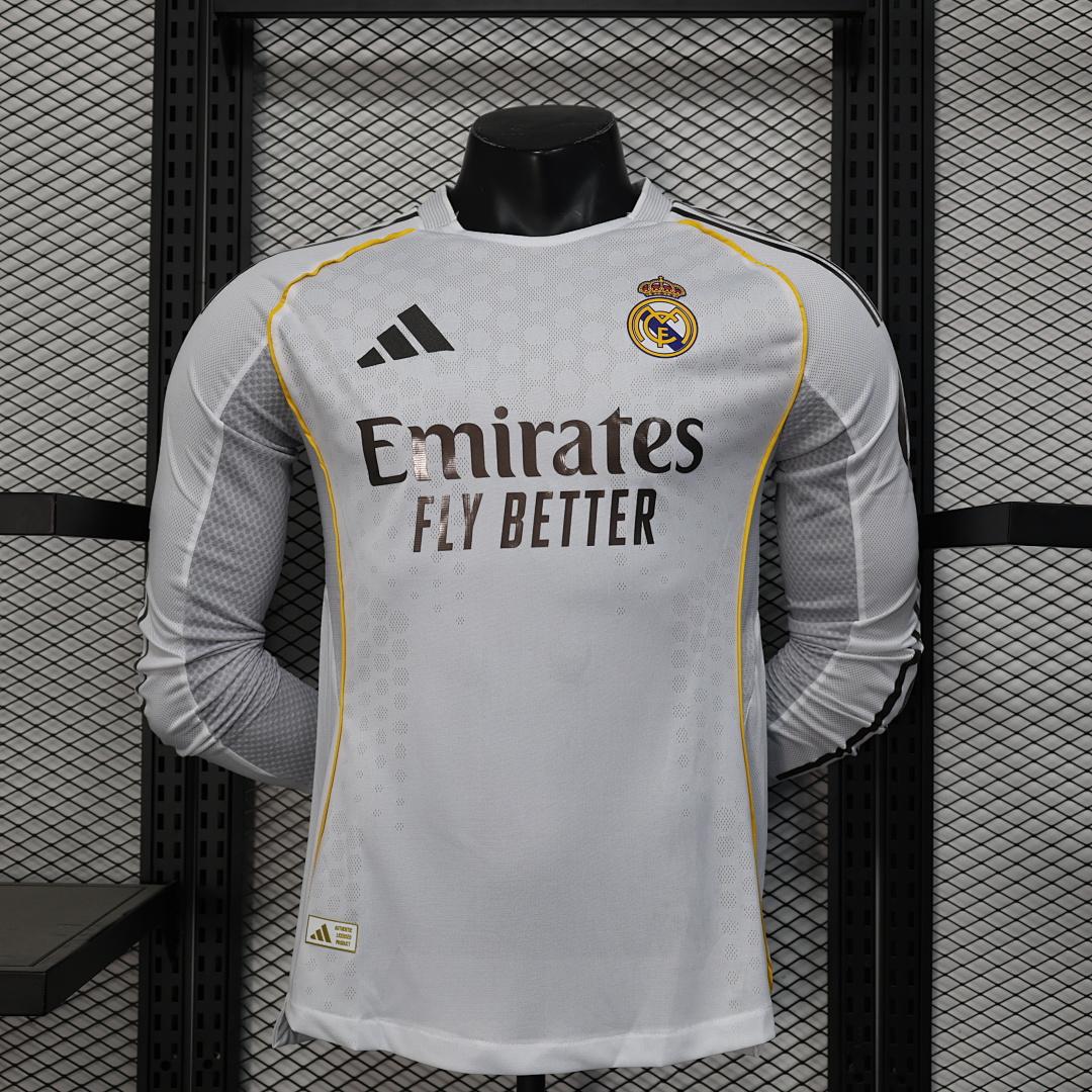 25/26 Real Madrid Local Manga Larga