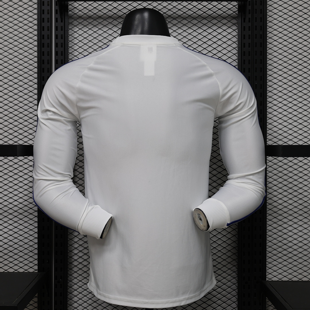 2026 Leeds United Blanco Casual Retro Manga Larga - Imagen 2