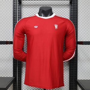 2026 Manchester United Casual Retro Manga Larga