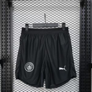 Manchester City Negro Pantalón Corto