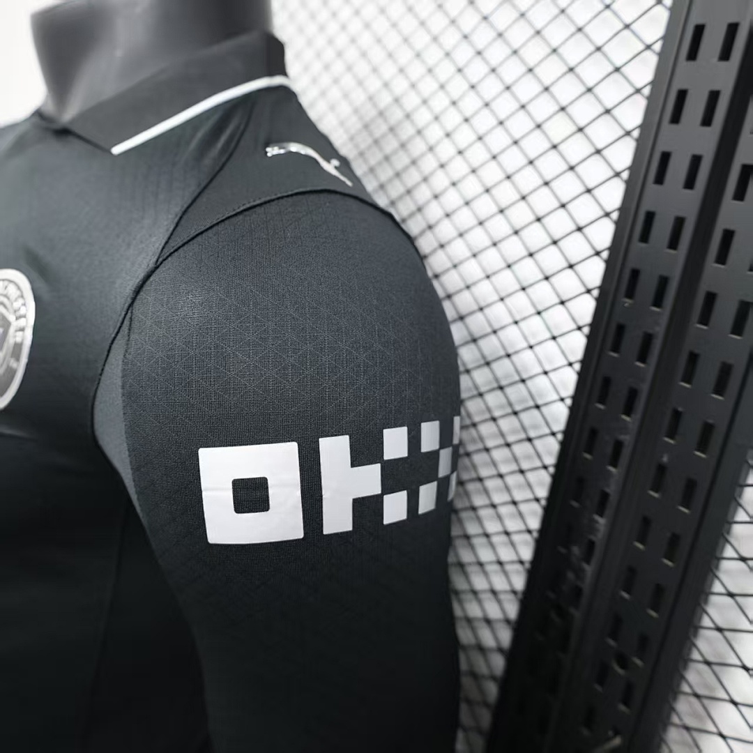 Manchester City Negro Manga Larga - Imagen 3
