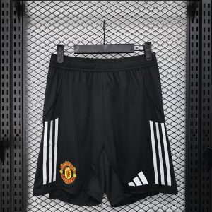 Manchester United Negro Pantalón Corto