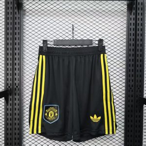 Manchester United Pantalón Corto Negro