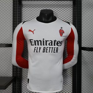25/26 AC Milan Visitante Manga Larga