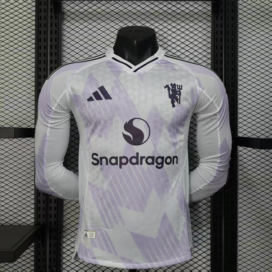 25/26 Manchester United Visitante Manga Larga