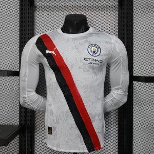 Manchester City Visitante Manga Larga