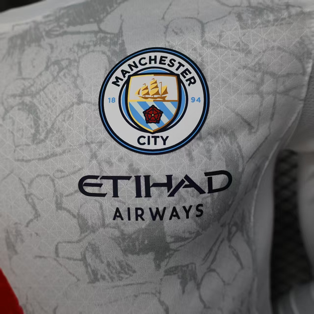 Manchester City Visitante Manga Larga - Imagen 9
