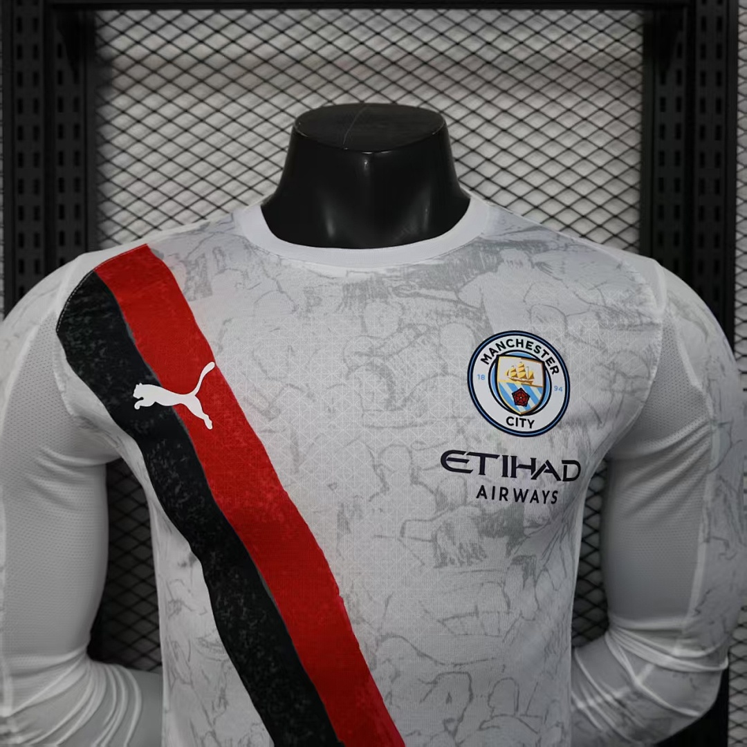 Manchester City Visitante Manga Larga - Imagen 10