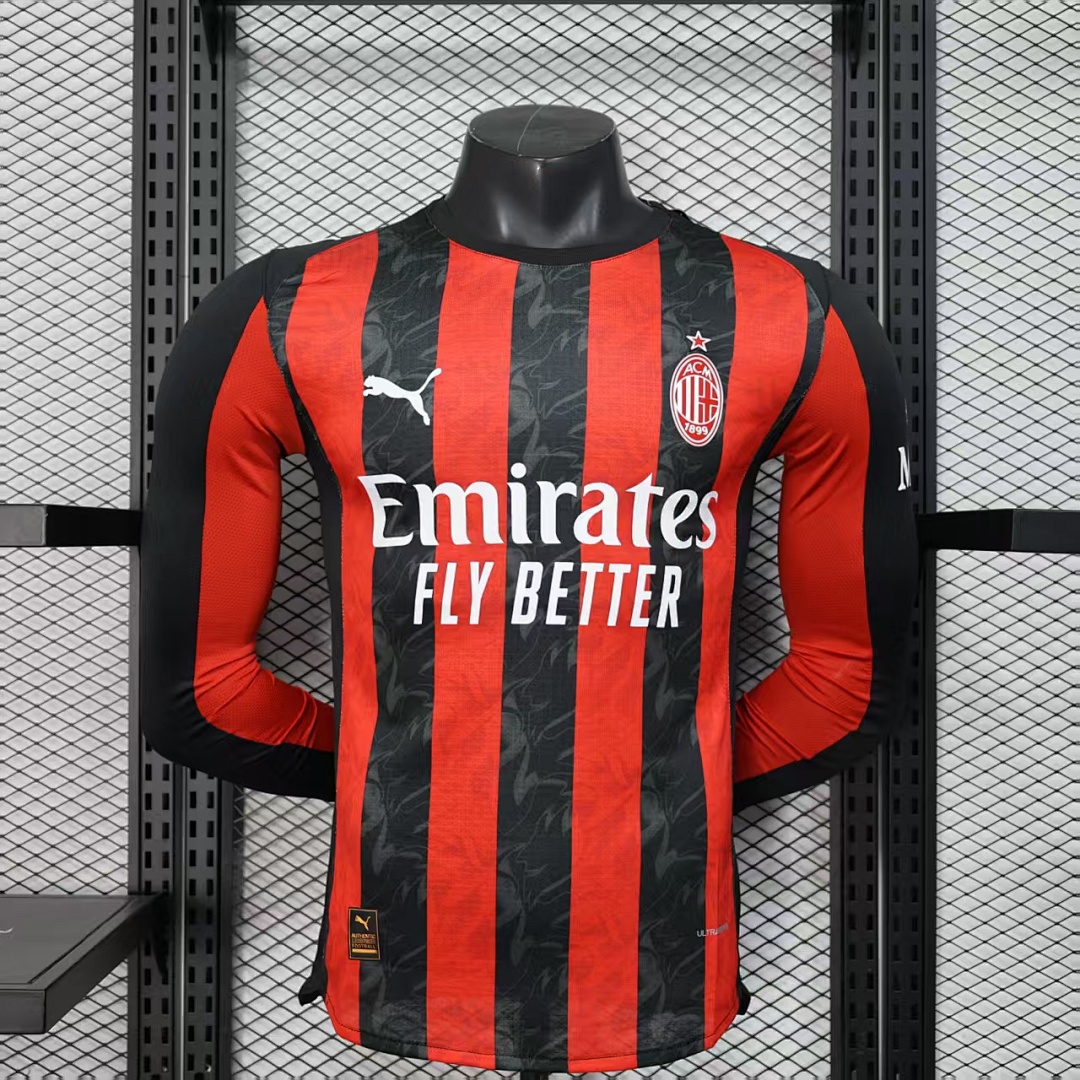 25/26 AC Milan Local Manga Larga