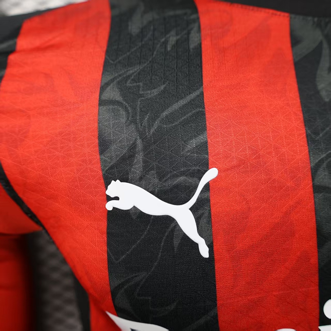 25/26 AC Milan Local Manga Larga - Imagen 9