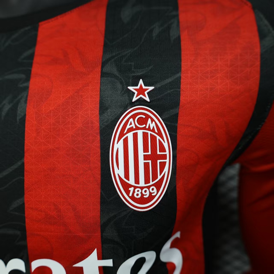 25/26 AC Milan Local Manga Larga - Imagen 10