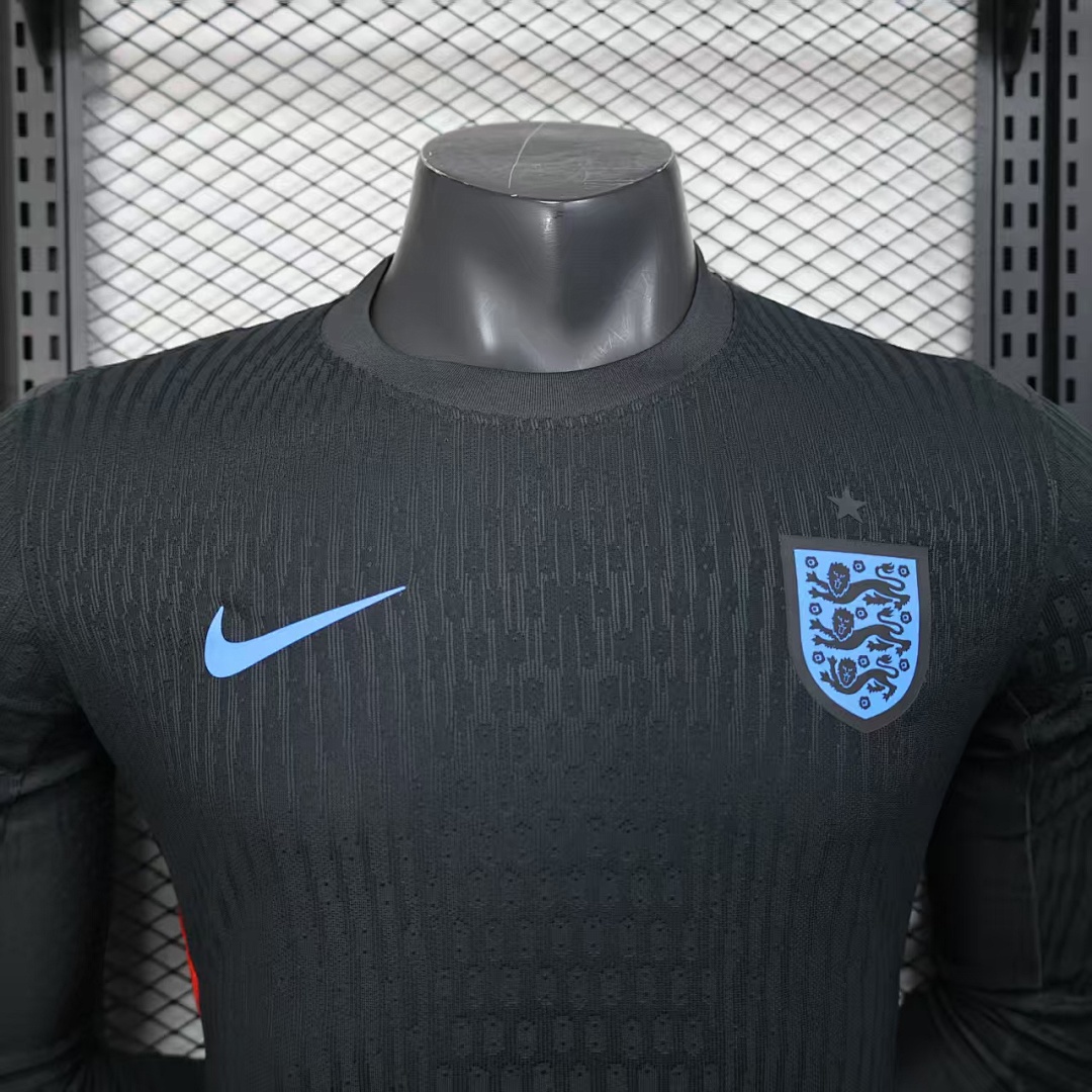 Inglaterra Negro Manga Larga - Imagen 10
