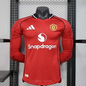 25/26 Manchester United Local Manga Larga