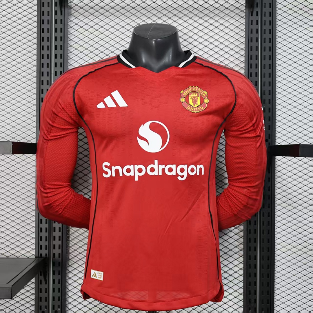25/26 Manchester United Local Manga Larga