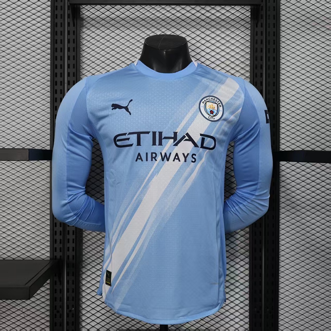 Manchester City Local Manga Larga