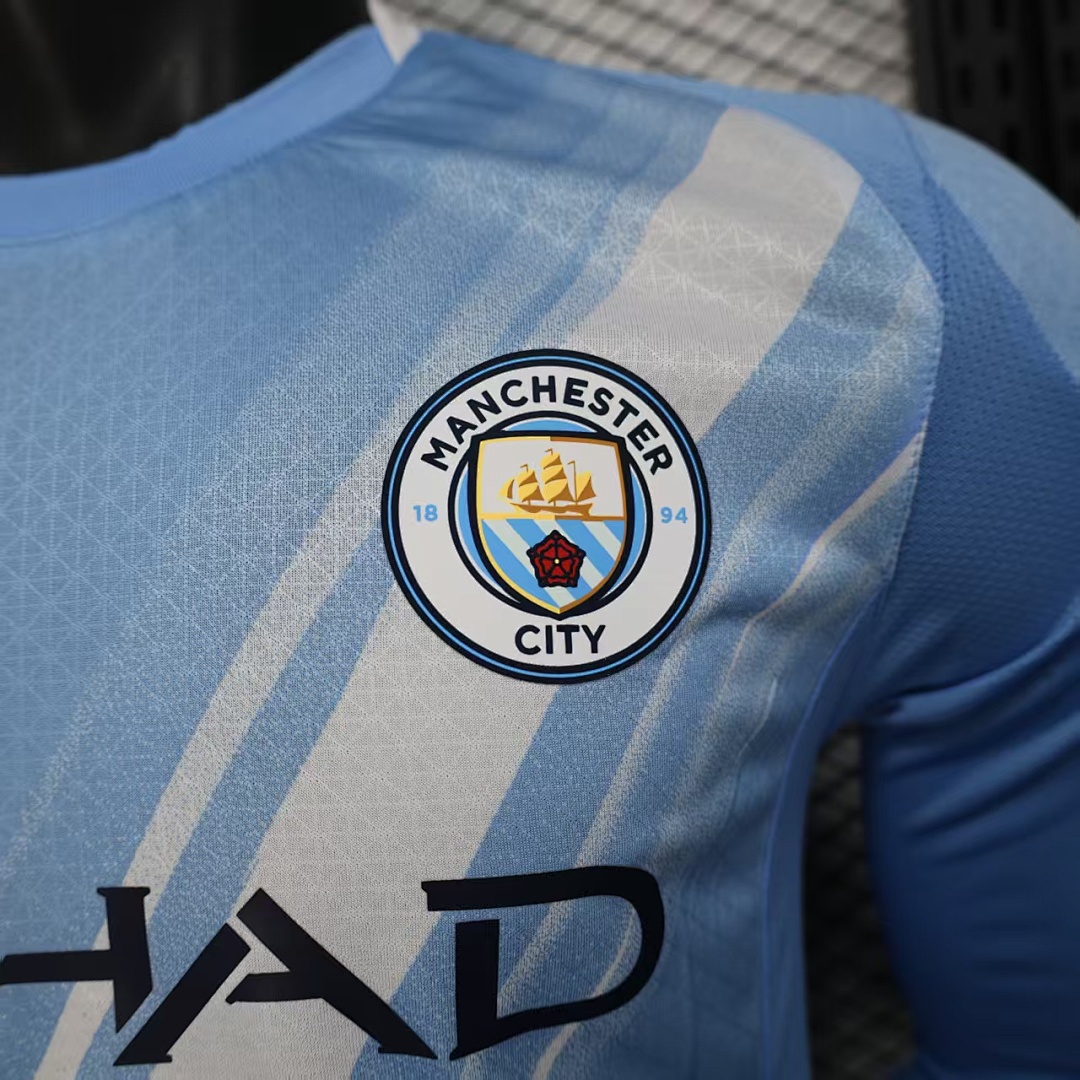 Manchester City Local Manga Larga - Imagen 10