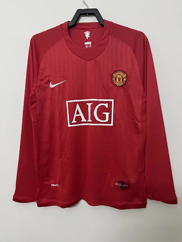 07/08 Manchester United Local Manga Larga S XXL