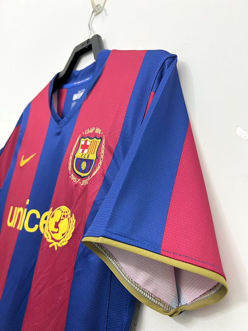2007-08 Barcelona Local S-XXL - Imagen 6