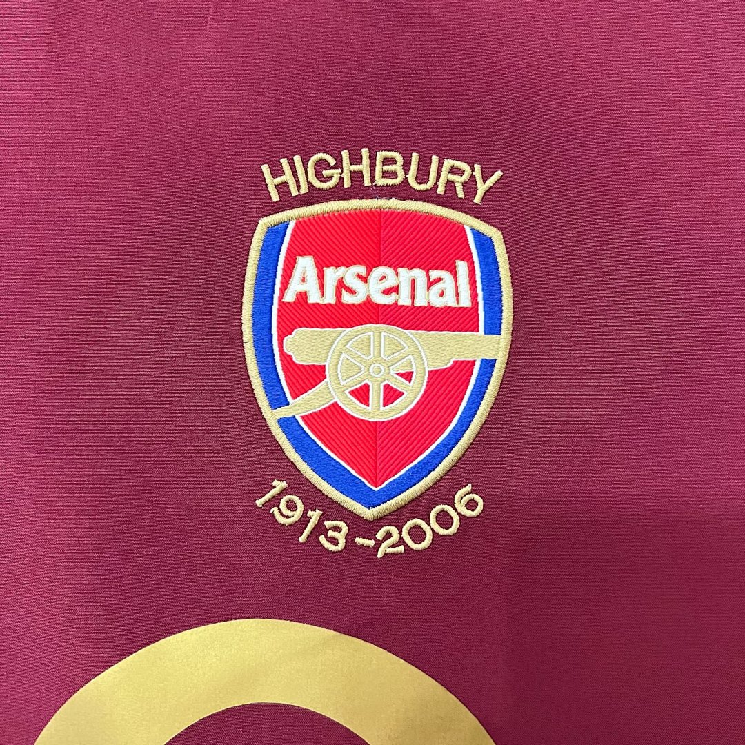 2005-06 Arsenal Local S-XXL - Imagen 6