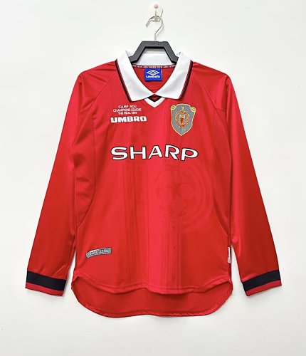 1999-00 Manchester United Local Manga Larga S-XXL
