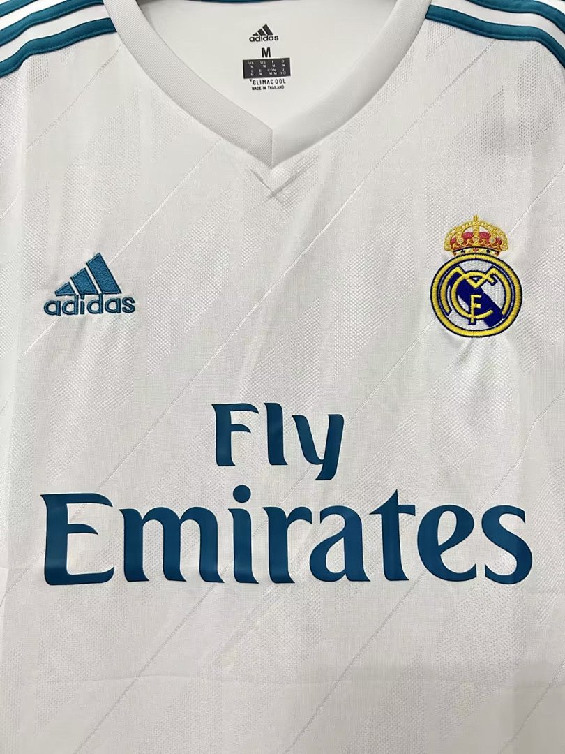 2017-18 Real Madrid Local Manga Larga - Imagen 2