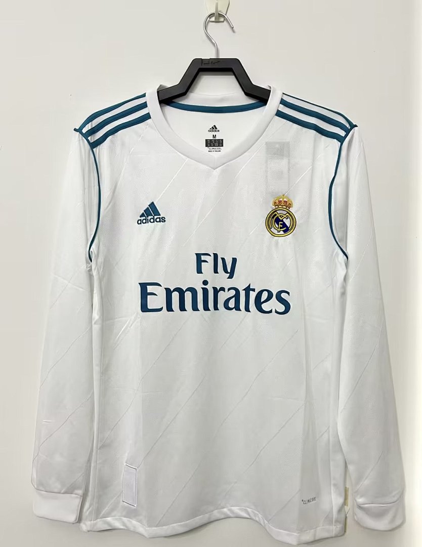 2017-18 Real Madrid Local Manga Larga - Imagen 9