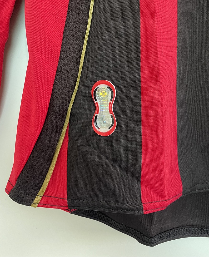 2006-07 AC Milan Local Manga Larga - Imagen 2