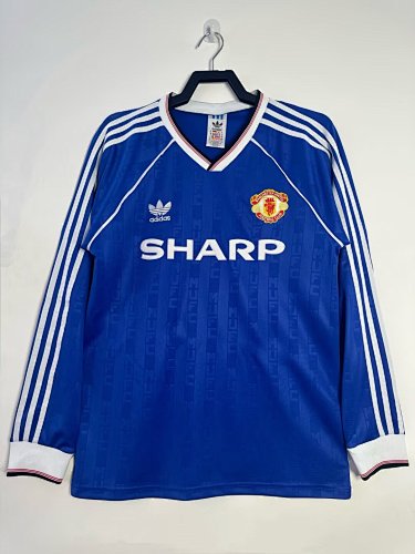1988-90 Manchester United 2ª Equipación Visitante Manga Larga
