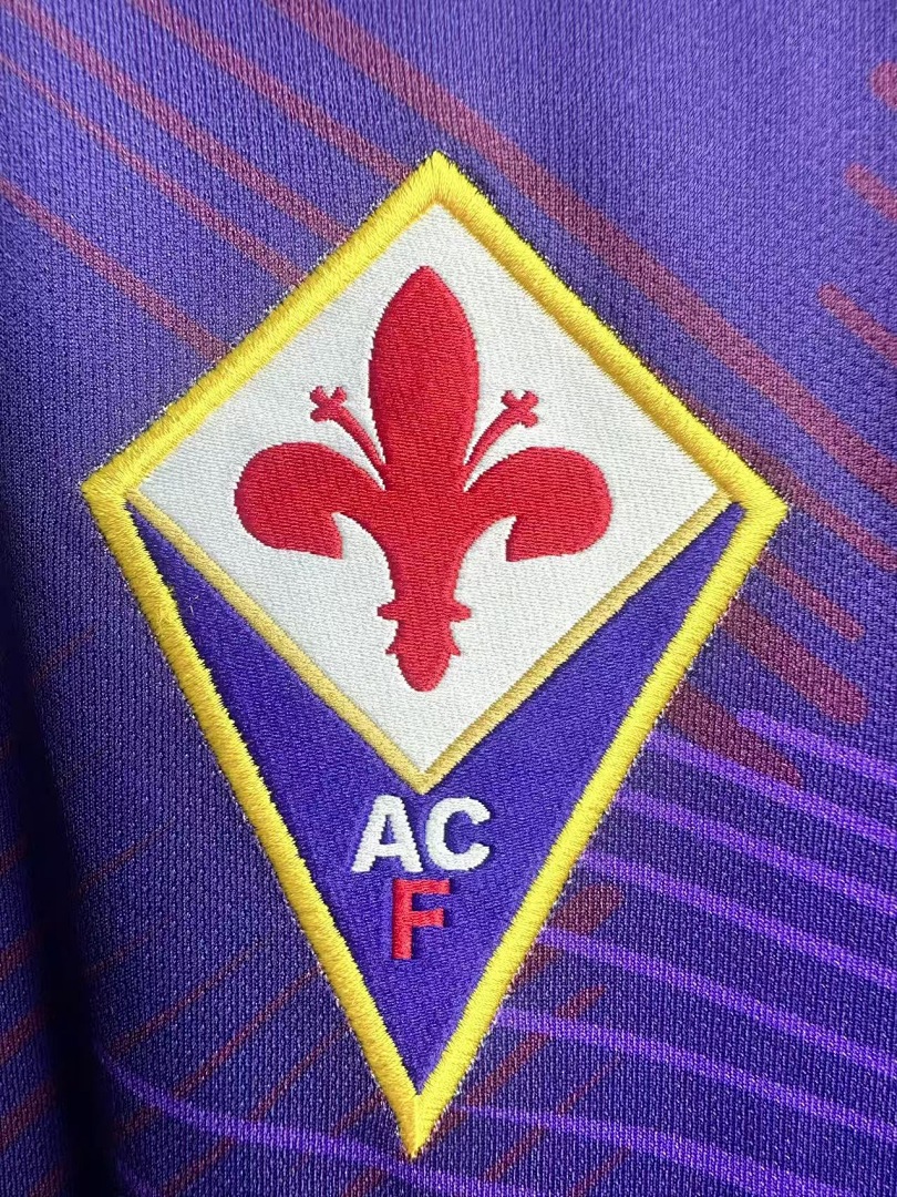 1992-93 Fiorentina Local Manga Larga - Imagen 3