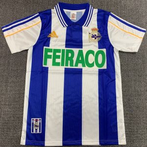 1999-00 Deportivo La Coruña Local Azul Blanco