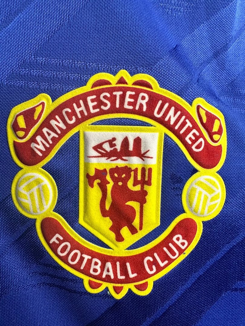 86-88 Manchester United 2ª Equipación Visitante Manga Larga - Imagen 3
